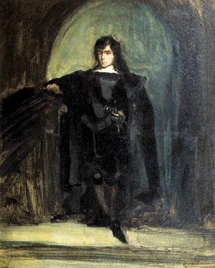 Eugene Delacroix Self-Portrait as Ravenswood